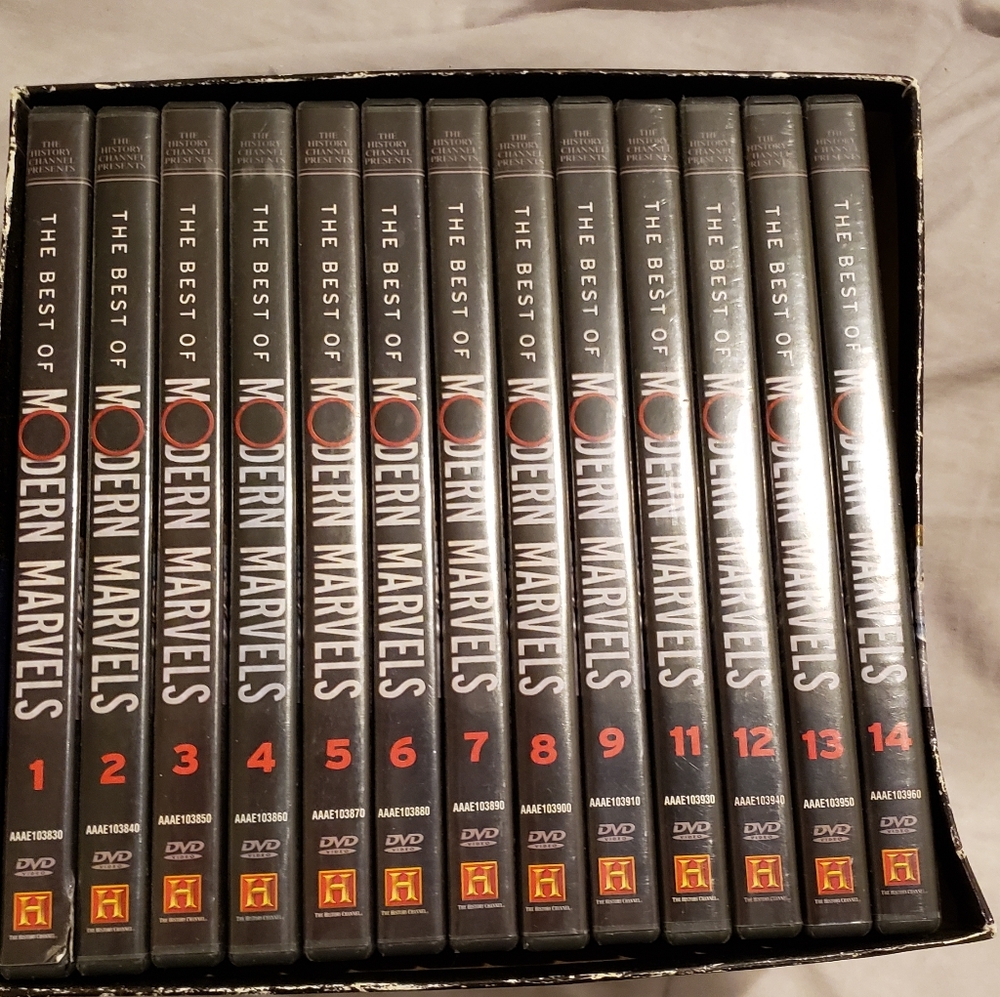 The Best of Modern Marvels (DVD, 2008, 13-Disc Set) History Channel. Used - Picture 3 of 3